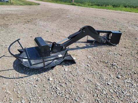 articulating brush cutter for skid steer|skid steer boom mower attachment.